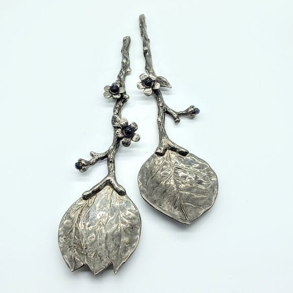 Vintage Bombay Company Metal Branch Floral Serving Set - Picture 3 of 5